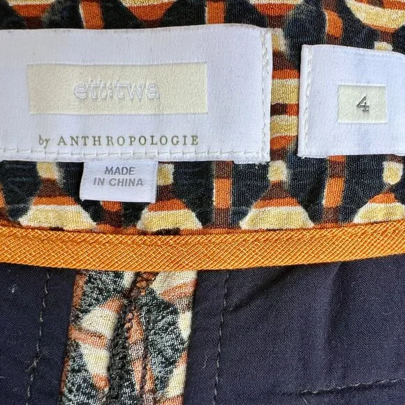 Anthropologie Ett Twa Metzner Wide-Leg Trousers Size 4/Lady of Leisure Aesthetic - Picture 9 of 16